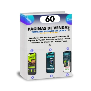 60 Páginas De Vendas - Templates Canva + Wordpress Elementor - Others