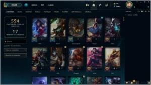 Conta LOL - Todos os Campeões / 144 Skins - League of Legends