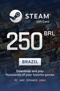 Gift Card Steam R$250,00