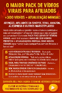 Super Pack Premium Achadinhos Shopee – Novos Vídeos Todo Mês - Redes Sociais