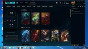 VENDO CONTA DE LOL EM 2018 FOI GOLD 5 SOLO/DUO E GOLD 5 FLEX - League of Legends