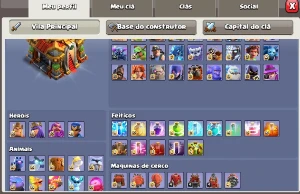 Clash of clans CV16 Full 22K de Gemas equipamentos full