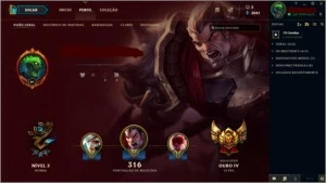 Conta do lol - League of Legends