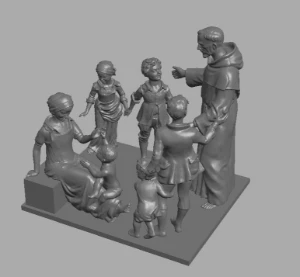STL Para Impressão 3D - Santo Antonio - Impressão 3D e STL