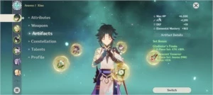 GENSHIN IMPACT XIAO + VENTI + QIQI + KEQING + JEAN