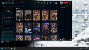 Conta com skins (incluindo pax jax) - League of Legends LOL
