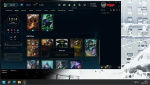 Conta com skins (incluindo pax jax) - League of Legends LOL