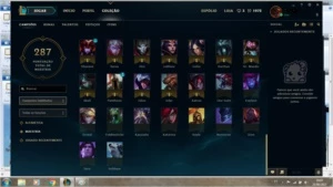 CONTA LEAGUE OF LEGENDS PLATINA V 93 CHAMPS LOL
