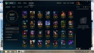 CONTA LEAGUE OF LEGENDS PLATINA V 93 CHAMPS LOL