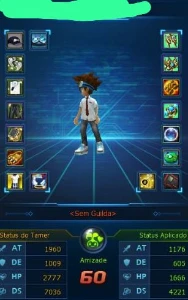 Conta Mid Game Serve Ladmo - Digimon Masters Online