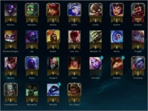 Conta Prata III 25 champions - League of Legends LOL
