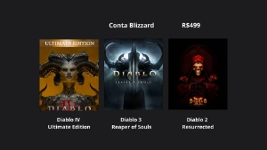 Conta Blizzard com todos Diablo