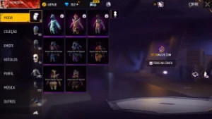 Conta Free Fire Gemada + Dino