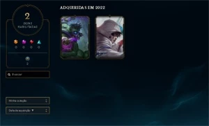 Conta smurf platina caindo com d1/mestre. - League of Legends LOL