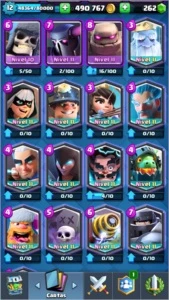 Conta Clash Royale XP 12 Arena 12 Liga1