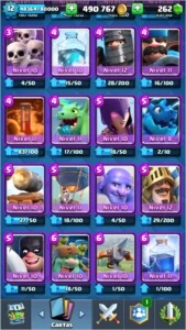 Conta Clash Royale XP 12 Arena 12 Liga1