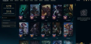 Conta LoL All Champs +320 skins - League of Legends