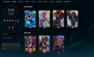 Conta LoL All Champs +320 skins - League of Legends