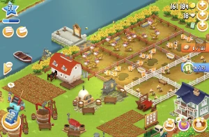 Conta Hay Day Lvl 71