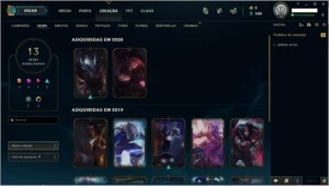 Vendo conta Prata IV 34 champs, 13 skins e M5 Shaco - League of Legends LOL