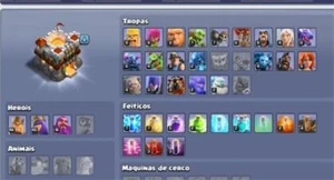 Clash of clans cv 11 barato, herois  nivel 40, quase full