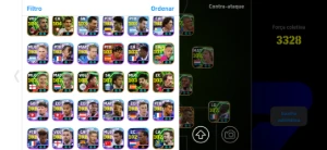 Conta Efootball Mobile 3328 De Força - Cartas Big Time, Epic - eFootball PES