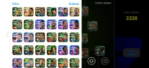 Conta Efootball Mobile 3328 De Força - Cartas Big Time, Epic - eFootball PES