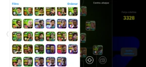 Conta Efootball Mobile 3328 De Força - Cartas Big Time, Epic - eFootball PES
