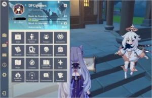 AR 45 ⭐QiQi, Mona, Jean Keqing e lança de Jade⭐ - Genshin Impact