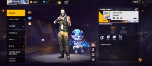 Conta lv15 com rei caveira - Free Fire