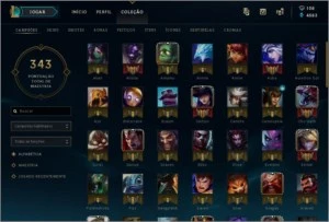 Conta League Of Legends Gold C/ Vários Campeões E Skins LOL