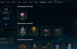 Lol Esmeralda Ex-Dima, Skins Raras, Lvl 164, Honra4, 46 Skin - League of Legends