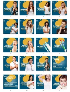 Pack Canva Dentista Vol 2 - 100 Artes Editáveis - Serviços Digitais