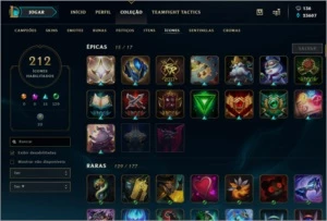Conta lol + 370 skins + Platina IV - League of Legends