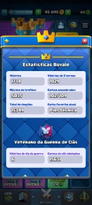 Conta Clash Royale Gemada