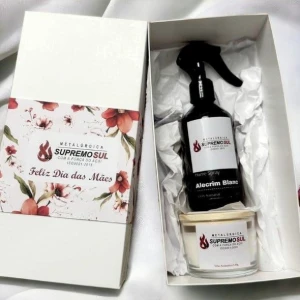 Kit Caixa Brinde Corporativo - Artesanato e Personalizados