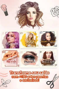 Beleza em Arte: +130 Designs Exclusivos para Salões Feminino - Outros
