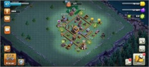 Vila Clash off clans cv8 quase Fu defesa - Clash of Clans