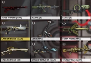 Conta de Warframe quase todos os warframes prime antigos - Outros