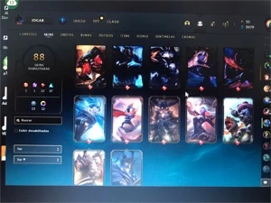 Conta league of legends prata 2 88 skins LOL