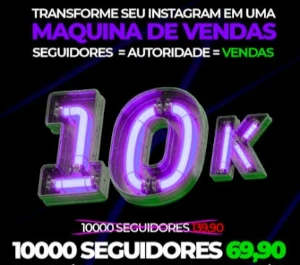 [Super promoção]  10K seguidores Instagram gringos.