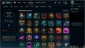 CONTA PLATINA II COM TODOS OS CHAMPS E MUITAS SKINS - League of Legends LOL