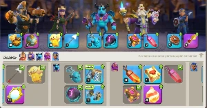 Cv17 rushado. Rainha 95, 2.500 gemas - Clash of Clans