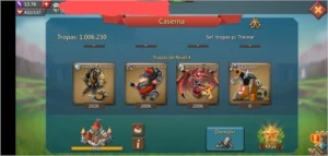 CONTA LORDS MOBILE 250M DE PODER