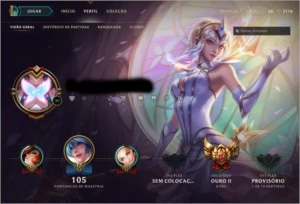Conta LoL gold 2 , 124 skins épicas, 6 pag de runa completas - League of Legends