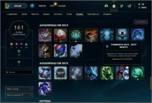 Conta ouro 4 com TODOS os champs e 307 skins + Kayle Juiza - League of Legends LOL
