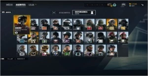 Conta Rainbow Six Platina 3 KD 1.1 com todos os operadores - Steam