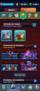 Conta clash royale bem evoluída.