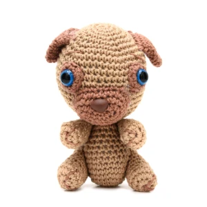 Cachorro Pug em Amigurumi - Artesanato e Personalizados