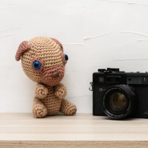 Cachorro Pug em Amigurumi - Artesanato e Personalizados